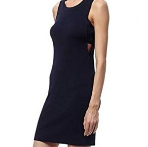 360 Sweater Dress. Navy Italian Thread